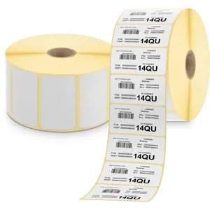[880003-025D] Zebra Z-Perform 1000T Pack de 12 Rollos de Etiquetas Originales Perforadas 38x25 mm - 2580 Unidades