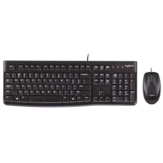 [920-002547] Logitech MK120 Pack USB Teclado + Raton 1000dpi 3 Botones - Uso Ambidiestro - Portugues