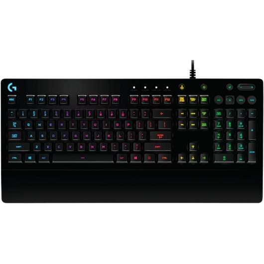 Logitech G213 Prodigy Teclado Gaming USB - Retroiluminacion RGB - Resistente a Salpicaduras - Reposa