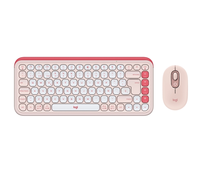 [920-013120] Logitech Pop Icon Combo Pack Inalambrico Teclado Multimedia + Raton - Bluetooth - Autonomia Teclado