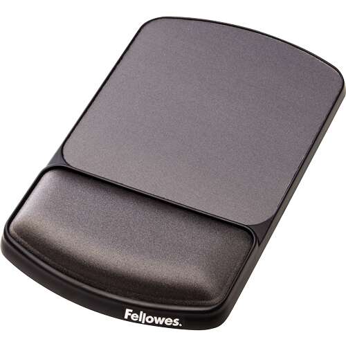 Fellowes Alfombrilla Premiun  con Reposamuñecas Ajustable Gel - Angulo y Altura Ajustable - Superfic