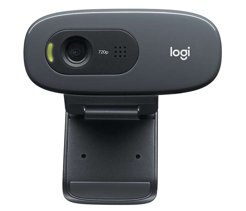 [960-001063] Logitech C270 Webcam HD 720p - 3Mpx - USB 2.0 - Microfono Integrado - Angulo de Vision 60º - Enfoque