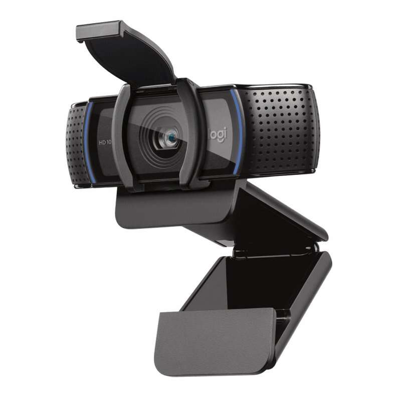 Logitech C920e Webcam Full HD 1080p USB 3.2 - Enfoque Automatico - Microfonos Integrados - Tapa de O