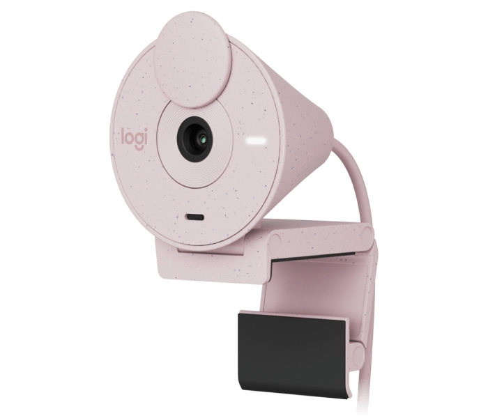 [960-001448] Logitech Brio 300 Webcam Full HD - 2 Megapixeles - Campo Visual 70º - Color Rosado