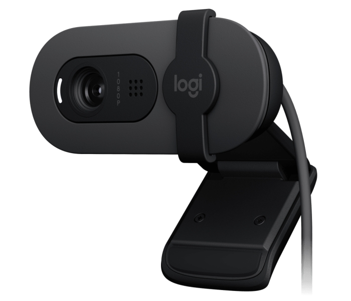 [960-001585] Logitech Brio 100 Webcam Full HD - 2 Megapixeles - Antirreflectante - Color Grafito