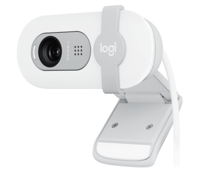 [960-001617] Logitech Brio 100 Webcam Full HD - 2 Megapixeles - Antirreflectante - Color Blanco Crudo