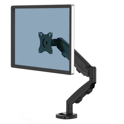 Fellowes Eppa Brazo para Monitor Individual - Hasta 39" y 8kg - Ajuste con Muelle de Gas - Color Neg