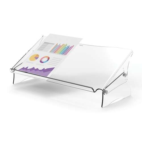 Fellowes Clarity Soporte y Atril de Documentos - Espacio Interior para Complementos - Formatos de Pa