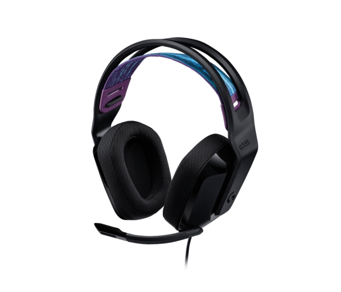Logitech G335 Auriculares Gaming con Microfono - Adaptador USB-C - Multiplataforma - Altavoces Dinam