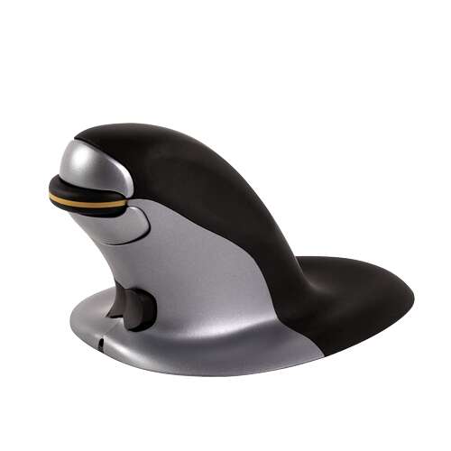Fellowes Penguin Raton Inalambrico Ergonomico Vertical Ambidiestro - Desplazamiento Rapido y Preciso