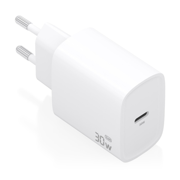 [A110-0950] Aisens Cargador GaN 30W - USB-C PD3.0 - Tecnologia AI para Detectar Protocolo y Velocidad de Carga -