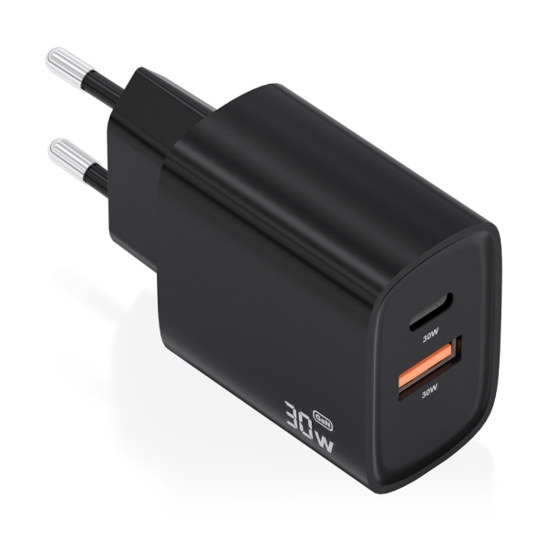 [A110-0953] Aisens Cargador GaN 30W - USB-C PD3.0 - Tecnologia AI para Detectar Protocolo y Velocidad de Carga -