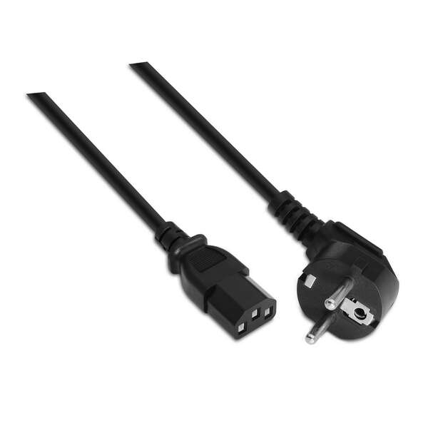 [A132-0170] Aisens Cable Alimentacion CPU - CEE7/M-C13/H - 10m - 100% Cobre Puro AWG18 - Color Negro
