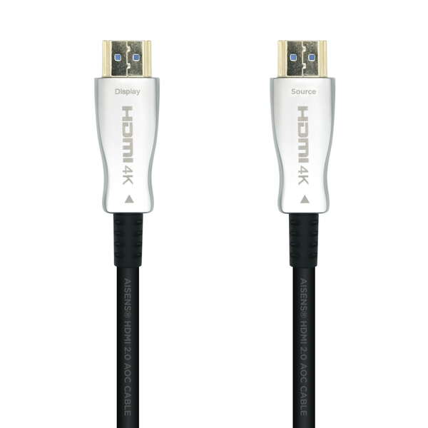 Aisens Cable HDMI V2.0 AOC (Active Optical Cable) Premium Alta Velocidad/ HEC 4K@60HZ 18GBPS - A/M-A