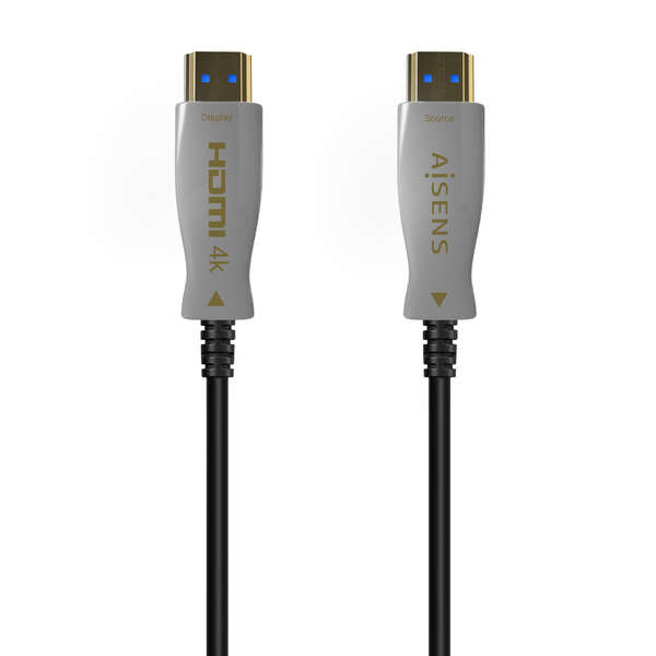 Aisens Cable HDMI V2.0 AOC Premium Alta Velocidad / HEC 4K@60Hz 4:4:4 18GBPS - A/M-A/M - 100m - Colo