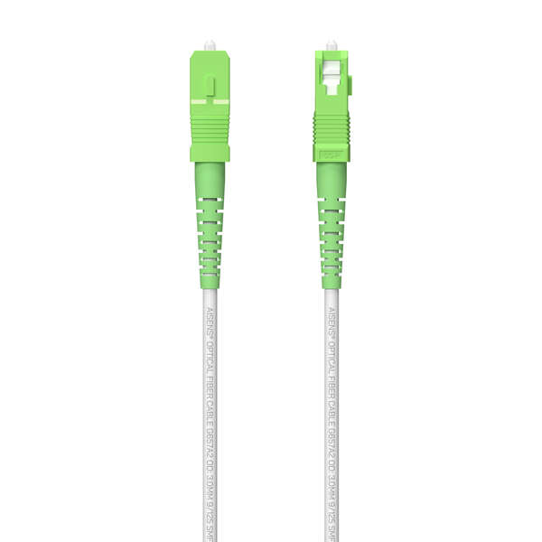 Aisens Cable Fibra Optica Latiguillo G657A2 3.0 9/125 SMF Simplex CPR Dca LSZH - SC/APC-SC/APC - 250