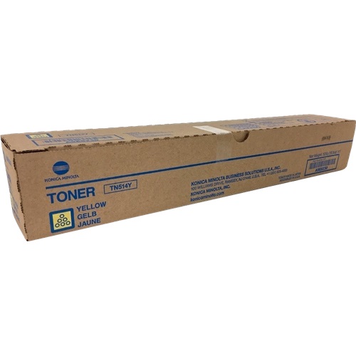 [A9E8250] Konica Minolta TN514 Amarillo Cartucho de Toner Original - A9E8250/TN514Y