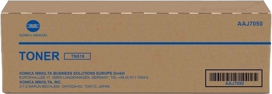 [AAJ7050] Konica Minolta TN515/TN516 Negro Cartucho de Toner Original - AAJ7050