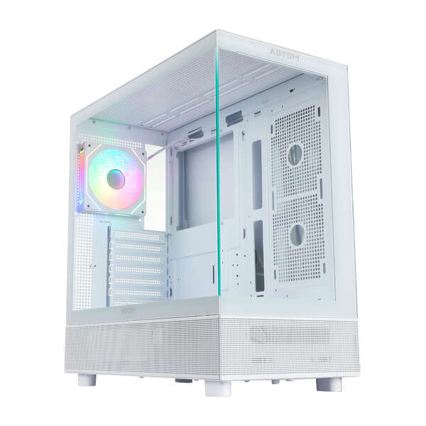 Abysm Danube Sava H400 White Caja Torre ATX, ITX, Micro ATX - Lateral y Frontal Cristal Templado - 3