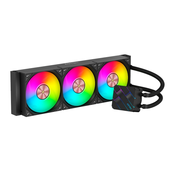 Abysm Oceanic TIDE 360 ARGB Kit de Refrigeracion Liquida - 3 Ventiladores de 120mm - Iluminacion ARG