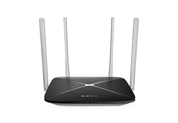 [AC12] Mercusys Router Inalambrico AC1200 Dual Band - 5 Puertos - 10/100Mbps - 4 Antenas 5dBi