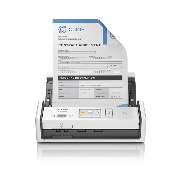 [ADS1800W] Brother ADS1800W Escaner Documental WiFi Duplex - Hasta 30ppm - Alimentador Automatico