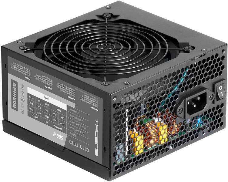 [APIII500] Tacens Anima APIII500 Fuente de Alimentacion 500W ATX - Eficiencia Bronze del 85% - Ventilador 120mm