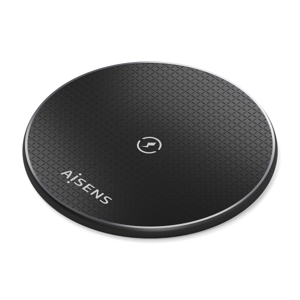 Aisens Cargador Inalambrico 15W - USB-C - Protocolo Qi - Proteccion Contra Sobretension, Sobretemper