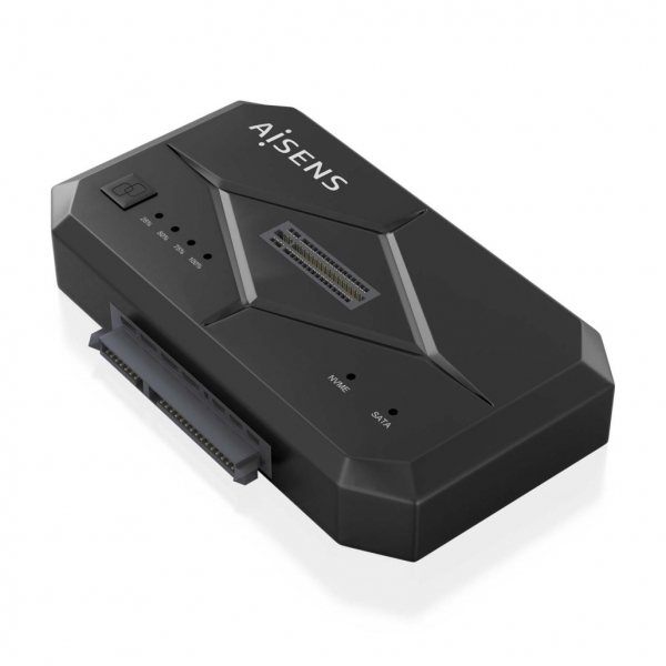 [ASDS-M2SATA04B] Aisens Docking Station Clonador de Discos Duros - Instalacion Facil - Compatible con SATA y M.2 NVME