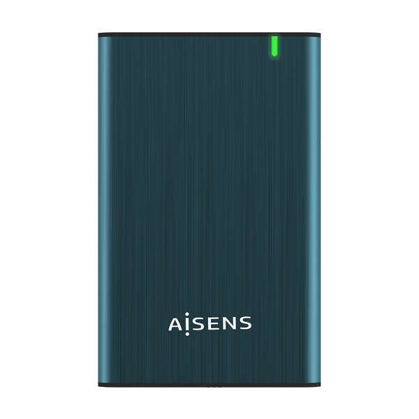 Aisens Caja Externa 2.5" para Discos Duros 9.5mm SATA I, II y III a USB 3.0/USB 3.1 GEN1 - Color Azu