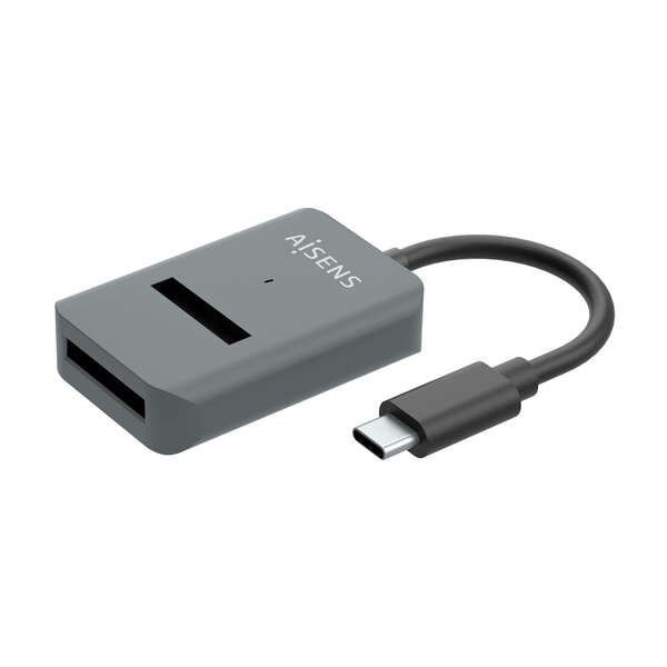 [ASUC-M2D012-GR] Aisens USB-C Dock M.2 (NGFF) Asuc-M2D012-Gr SATA/NVME a USB3.1 GEN2 - Color Gris