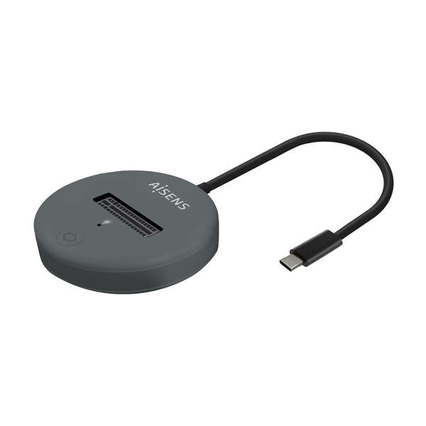 [ASUC-M2D014-GR] Aisens USB-C Dock M.2 (NGFF) Asuc-M2D014-Gr SATA/NVME a USB3.1 GEN2 - Color Gris