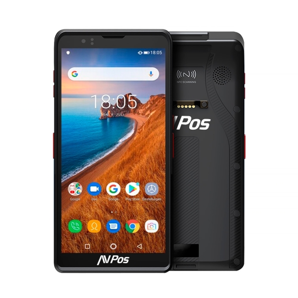 AVPos Capturador PDA DC60 6" OctaCore - 4GB - 64GB - WIFI BT NFC 4G  - 5000mAh - Escaner de Codigos