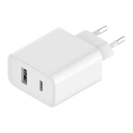 Xiaomi Cargador de Pared para Smartphone 1x USB-C, 1x USB-A 33W - Admite Carga Simultanea - Carga Ra