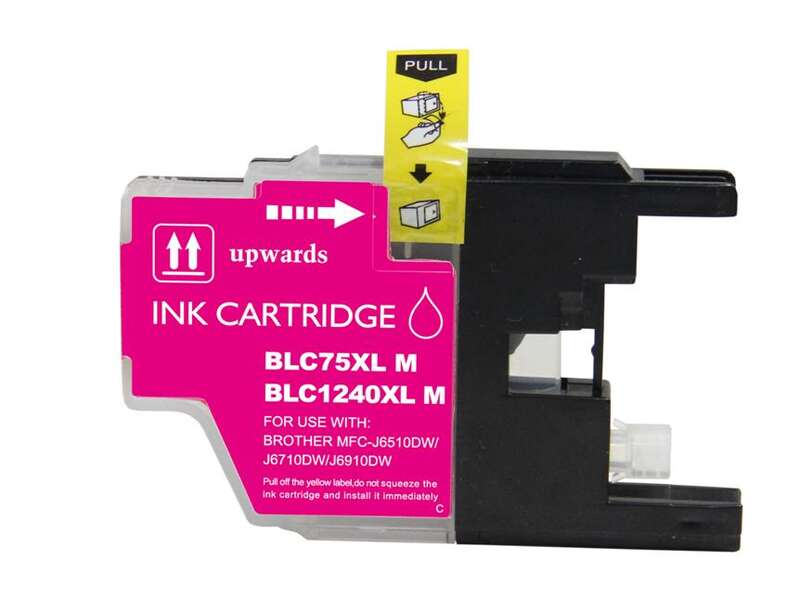 Brother LC1240XL/LC1220XL/LC1280XL Magenta Cartucho de Tinta Generico - Reemplaza LC1240M/LC1220M/LC