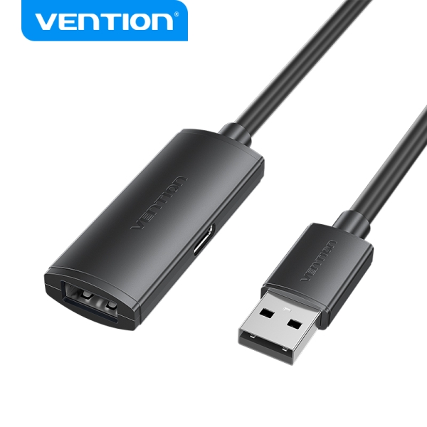 Vention Cable de Extension Activo USB 2.0 - Transferencia de Datos 480 Mbps - Conexion Estable - Con