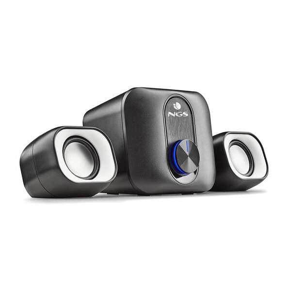 NGS Comet 2.1 Altavoces para PC USB 2.1 20W con Subwoofer - Conexion Jack 3.5mm - Controles en Altav