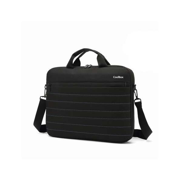 CoolBox Maletin para Portatil hasta 14" - Compartimento Principal Acolchado - Tejido Impermeable - C