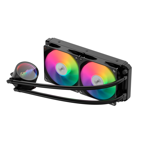 Coolbox Infinite Liquid240 Kit de Refrigeracion Liquida - ARGB - TDP 250W - Compatibilidad Universal