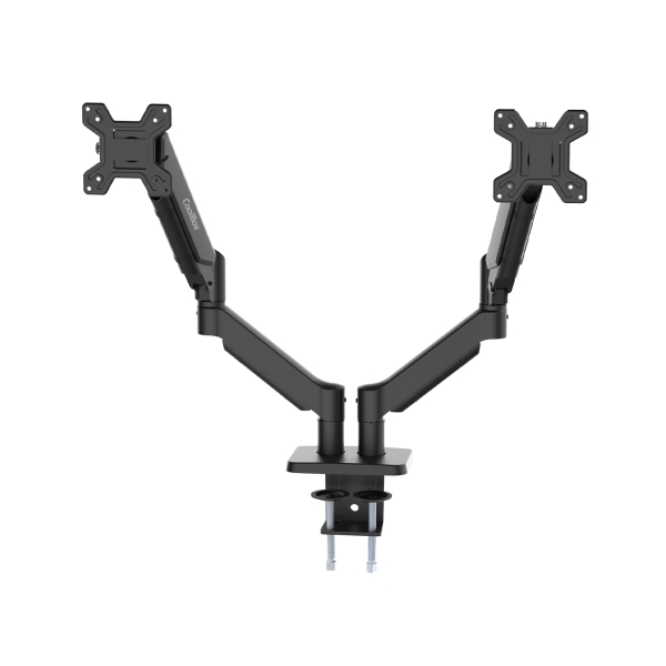 [COO-SOP-M02D] Coolbox M02D Soporte de Mesa con Brazos Articulados para 2 Monitores Hasta 32" - Giratorio e Inclina