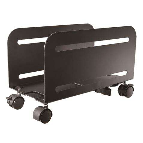 [CR0833] Cromad Soporte Movil para CPU - Ruedas con Freno - Ajustable desde 119 mm hasta 209 mm - Peso max. 1