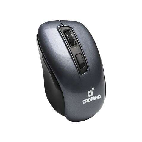 Cromad Raton Inalambrico - Hasta 10 Metros de Alcance - Incluye Mini Receptor USB - Maxima Autonomia