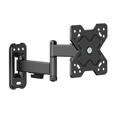 Cromad Soporte de Pared con Brazo Articulado para TV de 13"-32" - Giratorio, Inclinable y Doble Exte