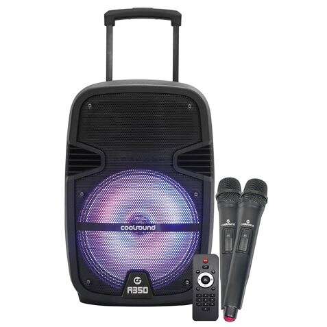 Coolsound A350 Altavoz Amplificado Bluetooth 350W 12" 50W RMS - USB, Entrada Mic. Jack 6.3mm - Ilumi