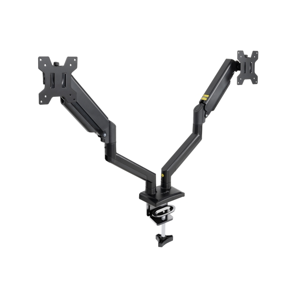 Tooq Soporte de Mesa con Brazos Articulados para 2 Monitores de 13"-34" - Giratorio e Inclinable - P