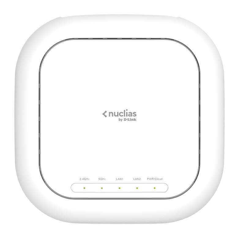 [DBA-X2830P] D-Link Punto de Acceso Nuclias AX3600 WiFi 6 Doble Banda - Gestionado en la Nube - 1 Puerto RJ45 - M
