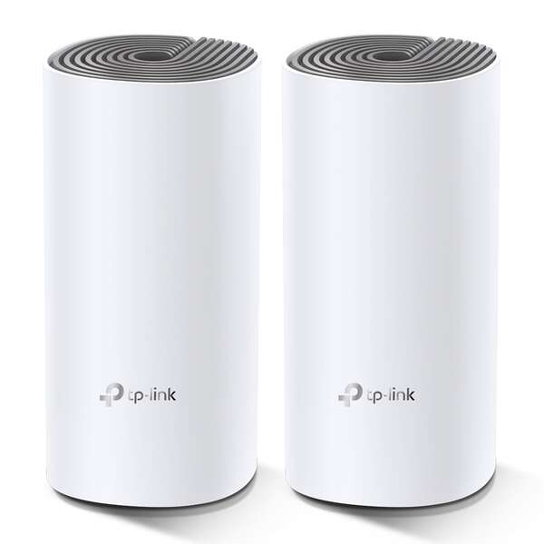 [Deco E4(2-Pack)] TP-Link Deco E4 Sistema WiFi Mesh Doble Banda AC1200 Pack 2