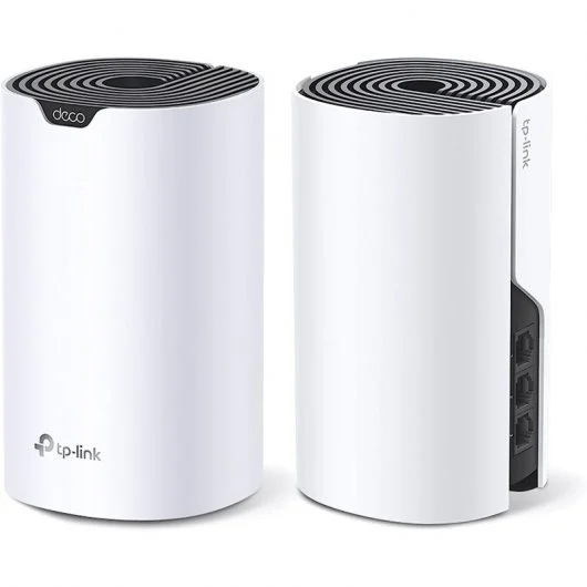 [Deco S7(2-Pack)] TP-Link Deco S7 Sistema WiFi 6 Mesh Inteligente Doble Banda AC1900 - 2 Unidades Deco - 3 Puertos Eth