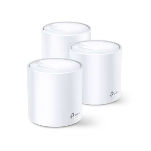 [Deco X20(3-Pack)] TP-Link Sistema WiFi 6 Mesh Doble Banda AX1800 - 3 Unidades Deco - 2 Puertos Ethernet LAN (RJ-45) -
