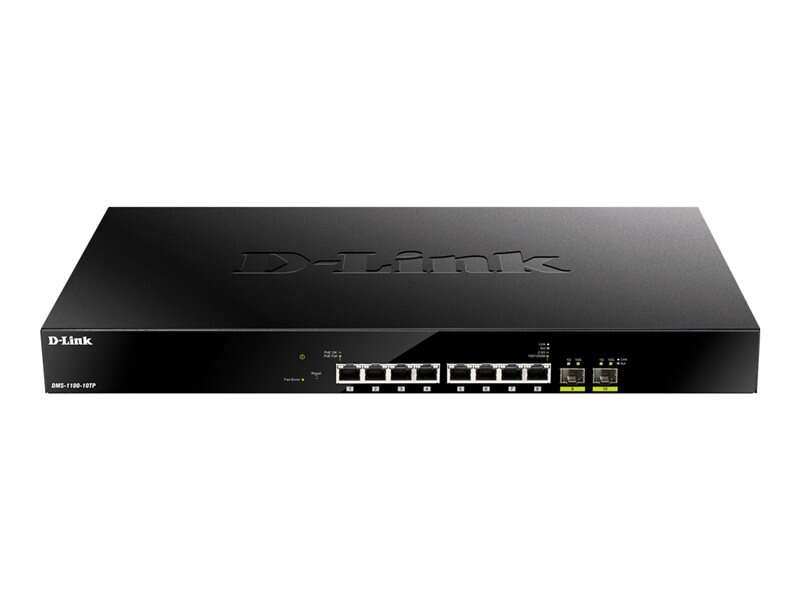 [DMS-1100-10TP] D-Link Switch Semigestionable 8 Puertos 2.5G + 2 Puertos 10G/1G PoE
